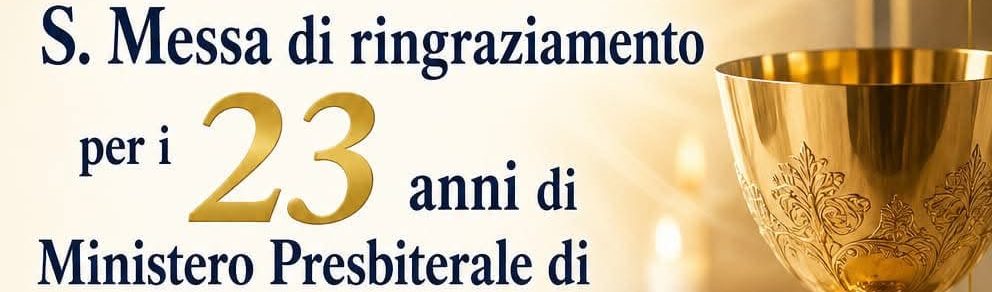Anniversario di sacerdozio Don Fernando